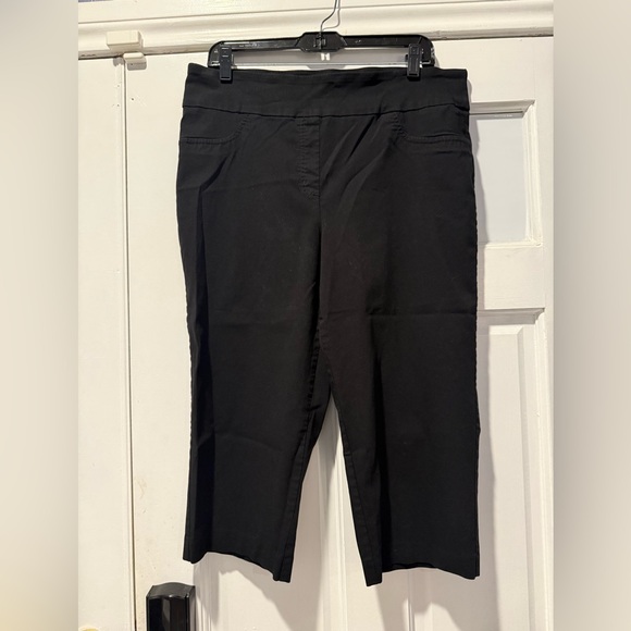 Ruby Rd. Pants - Ruby Rd. Black Cropped Pants